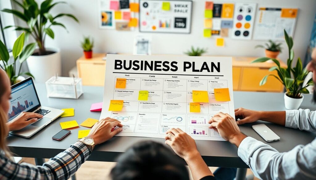 business plan template customization